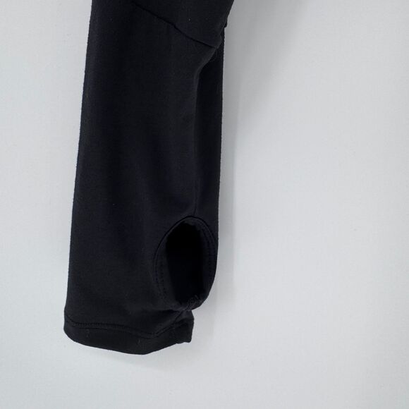 Gymshark Ballet Long Sleeve Wrap Crop Top Black Size L - Picture 5 of 8